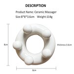 Ceramic Gua Sha Tool - Factory Sale Custom Face Care Muscle Relaxing Massager