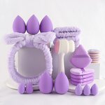 Hair Straightening Comb Set - Men Women Long Hair Home Massage Mirror Kit