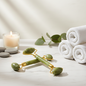 Opalite Jade Massage Roller - SFM Custom Logo Natural Anti Aging Facial Tool