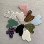 Natural Jade Roller Gua Sha - Hot Selling Facial Skin Firm Massage Tool