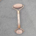 Natural Quartz Jade Roller - Anti Wrinkles Facial Body Care Gua Sha Tool