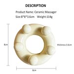 Ceramic Gua Sha Tool - Factory Sale Custom Face Care Muscle Relaxing Massager