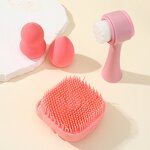Facial Cleansing Brush Set - Eco Friendly Silicone Deep Cleaning Nose Kit