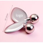 Zinc Alloy Facial Massage Stick - Wholesale Small Set with Makeup Scoop Gift