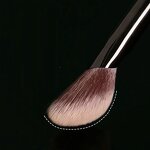 Wedge Blending Makeup Brush - New Green Black Cream Synthetic Hair Blush Tool