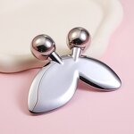 Zinc Alloy Facial Massage Stick - Wholesale Small Set with Makeup Scoop Gift