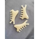 White Jade Gua Sha Board - Pure Natural Quick Whitening Eye Massage Roller