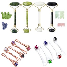 Jade Face Gua Sha Comb Set - OEM ODM Guasha Board Scraper Beauty Tools