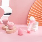 Wooden Makeup Brush Set - Wholesale Silicone Spatula Face Mask Applicator