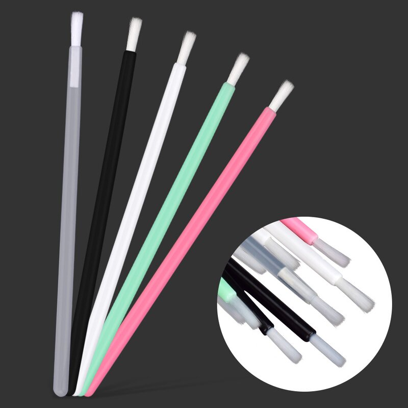 Disposable Nylon Lip Brush - Lipstick Gloss Wand Eyeshadow Cosmetic Tool