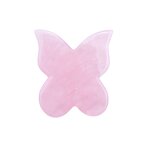 Rose Quartz Gua Sha Stone - SFM Butterfly Facial Therapy Scraping Tool