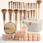 Beauty Tools Set - Wholesale Super Soft Dry Wet Egg Cleansing Brush Powder Puff