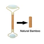 Double-Headed Jade Roller - Makeup Face Spoon Metal Cosmetic Spatula Tool