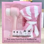 Double Head Mask Brush Set - Silicone Wash Brush Makeup Egg Gift Box Combo