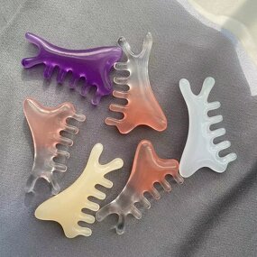 White Jade Gua Sha Board - Pure Natural Quick Whitening Eye Massage Roller