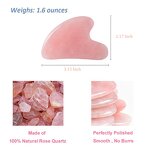 Rose Quartz Jade Roller - Wholesale Real Crystal Face Lift Gua Sha Tool