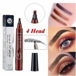 Eyebrow Pencil Manufacturer - SUAKE 4-TIP Liquid Waterproof Fork Tip Tattoo Pen