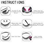 False Eyelashes Manufacturer - 3 Pairs Natural Thick 3D Mink Soft Long Extension