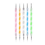 Nail Art Tool Manufacturer - 5pcs Crystal Handle Rhinestone Pickers Dotting Pen
