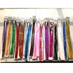 Hair Tinsel Manufacturer - 16 Colors 93cm Holographic Glitter Sparkle 120Strands