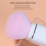 Makeup Brush Set Manufacturer - 8 in 1 Retractable Soft Mini Portable Powder Puff