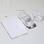 Nail Stamper Manufacturer - Transparent Jelly Silicone Head with Scraper for French