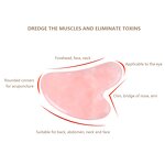 Facial Massage Roller Manufacturer - Crystal Jade Stone Natural Rose Quartz