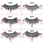 False Eyelashes Manufacturer - 10 Pairs HandMade Mink 3D Natural Long Contains Tweezers