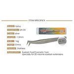 Eyelash Tweezers Manufacturer - VETUS 6A-SA Stainless Steel Anti-static 3D/6D