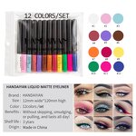 Matte Eyeliner Manufacturer - 12 Colors Waterproof Easy to Wear Matte