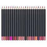 Makeup Pencil Manufacturer - Custom Private Label 3 in 1 Lipliner Eyeliner Eyebrow 21 Colors