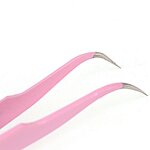Tweezer Manufacturer - 2023 Hot Sale Stainless Steel Pink for Eyelash Extensions