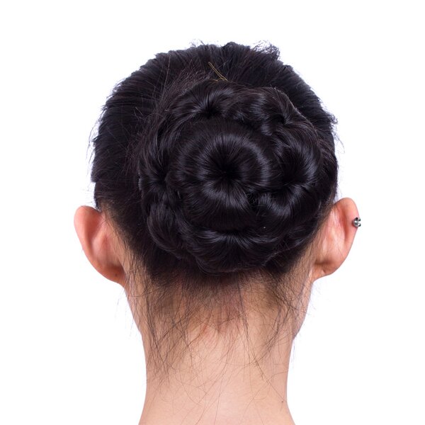 Chignon Hair Bun Manufacturer - Synthetic High Temperature Fiber Nine Flowers 17 Colors