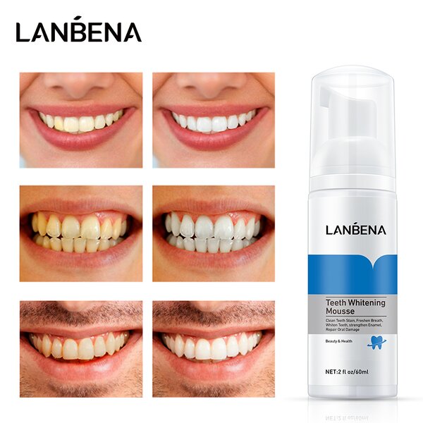 Teeth Whitening Mousse Manufacturer - LANBENA New Version Oral Hygiene 60ml