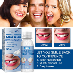 Dental Glue Manufacturer - EELHOE Reusable Temporary Makeup Gap Filling False Teeth