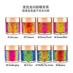 Eye Shadow Manufacturer - Private Label Glitter 8 Colors Diamond Loose Pigment Powder