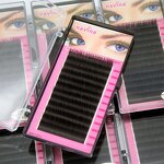 False Eyelashes Manufacturer - Navina Natural Long Black Faux Mink Individual