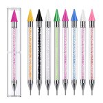 Nail Art Tool Manufacturer - Dual Heads Acrylic Dotting Drill Rhinestone Picker