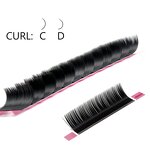 False Eyelashes Manufacturer - Navina Natural Long Black Faux Mink Individual