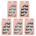 False Eyelashes Manufacturer - 4 Pairs Natural Thick 3D Mink Soft Long Extension