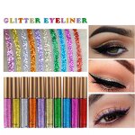 Liquid Eyeliner Manufacturer - HANDAIYAN 10pcs Glitter Sequin Waterproof Metallic