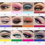 Matte Eyeliner Manufacturer - 12 Colors Waterproof Long-Lasting for Party