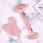 Facial Massage Roller Manufacturer - Crystal Jade Stone Natural Rose Quartz
