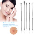 Blackhead Remover Tool Set Manufacturer - 5 Pcs Pimple Acne Extractor Needle