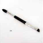 Eyebrow Brush Manufacturer - Professional Dual Sided Angled with Comb 12# 15# 7# 20#