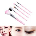 Makeup Brushes Set Manufacturer - 5pcs Professional Pink Smudge Eyeshadow Eyeliner