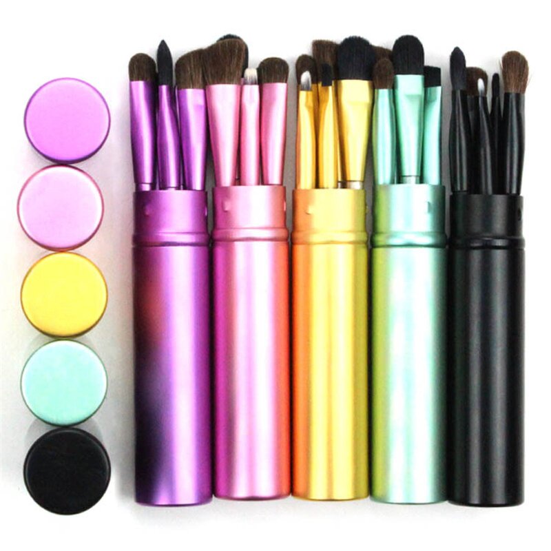 Makeup Brushes Set Manufacturer - 5pcs Professional Travel Mini Eye Smudge Eyeliner