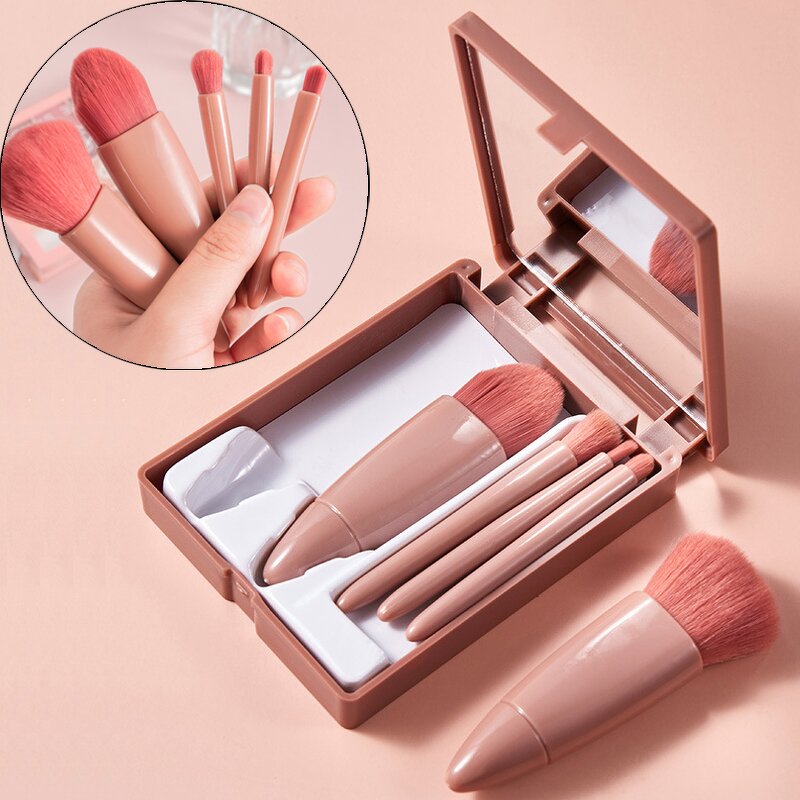 Makeup Brushes Set Manufacturer - 5Pcs Powder Eye Shadow Foundation Blush Blending