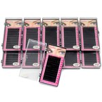 False Eyelashes Manufacturer - Navina Natural Long Black Faux Mink Individual