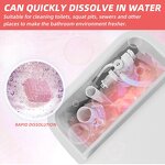 Toilet Cleaner Tablet Manufacturer - 12Pcs Effervescent Deodorant Remover Urine Stain